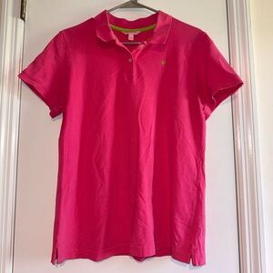 Lilly Pulitzer Bright Pink Cotton Blend Top